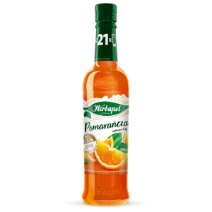 Herbapol Syrop Owocowa Spiżarnia Pomarańcza z wit. C, D, B6 i Cynkiem 420 ml